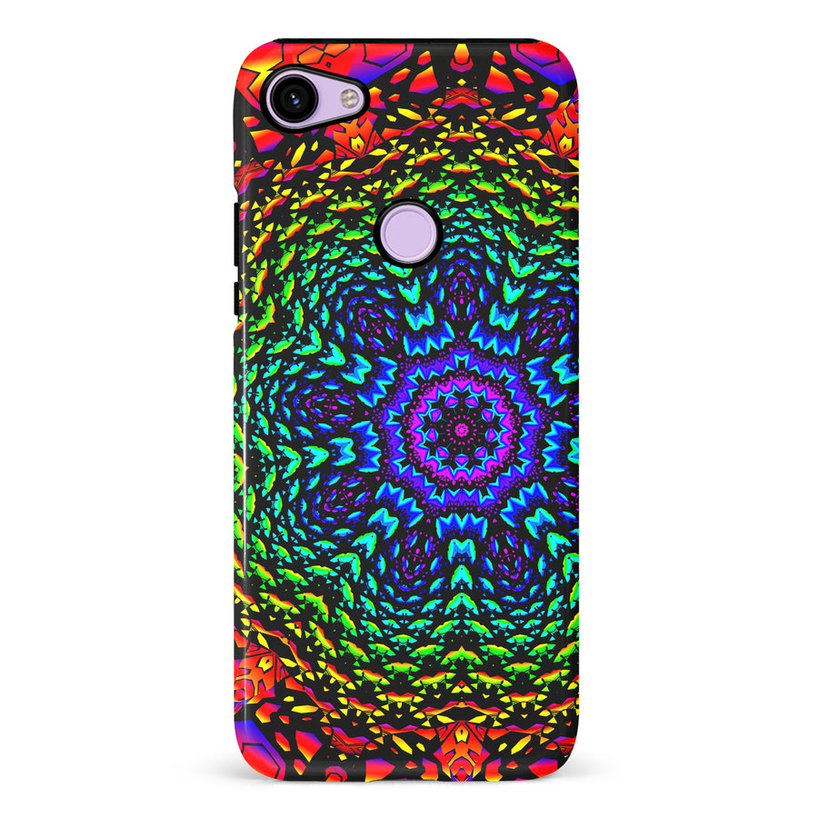 Google Pixel 3 Tricktronix - Fractal Flower Phone Case