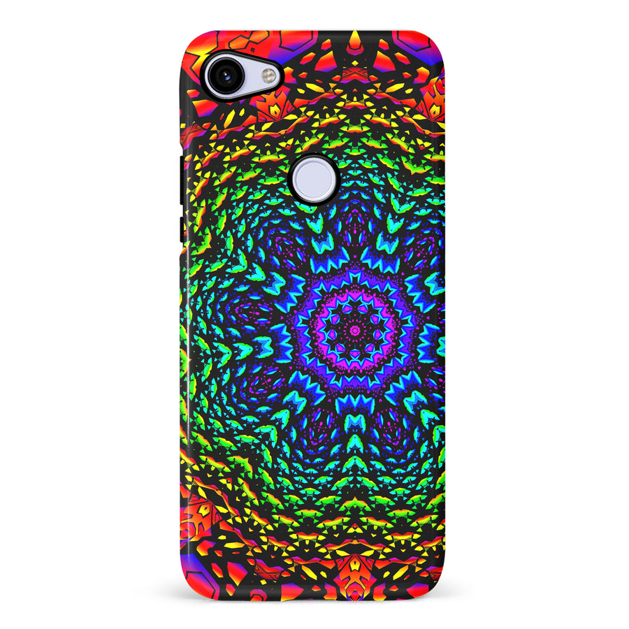 Google Pixel 3A Tricktronix - Fractal Flower Phone Case