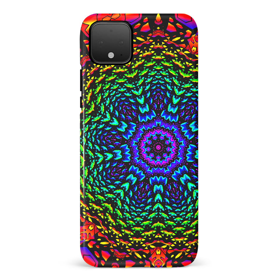 Google Pixel 4 Tricktronix - Fractal Flower Phone Case