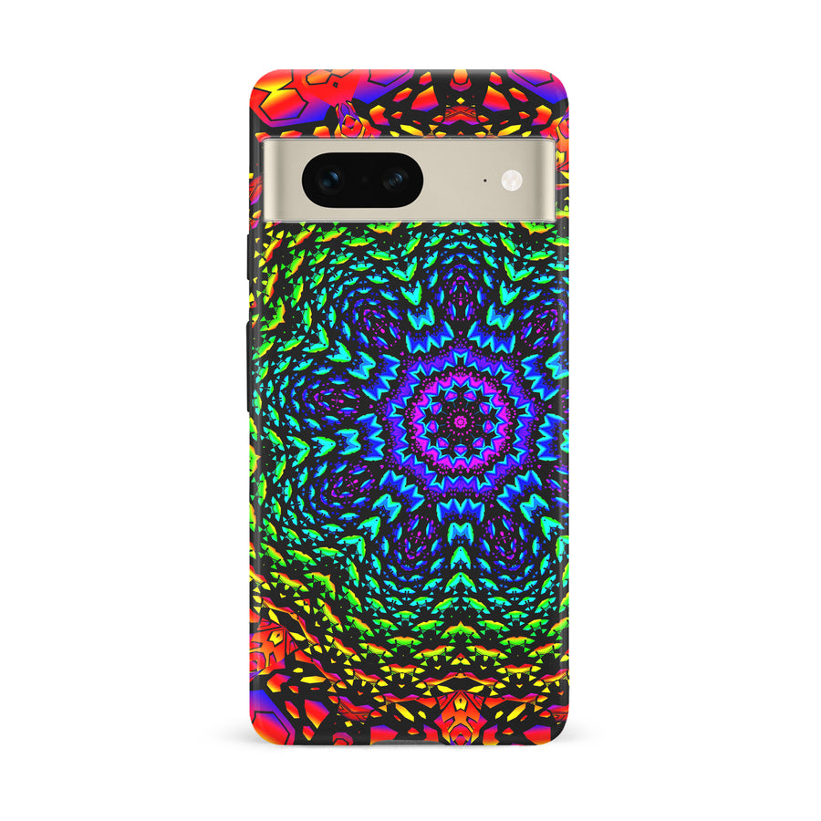 Google Pixel 7 Tricktronix - Fractal Flower Phone Case