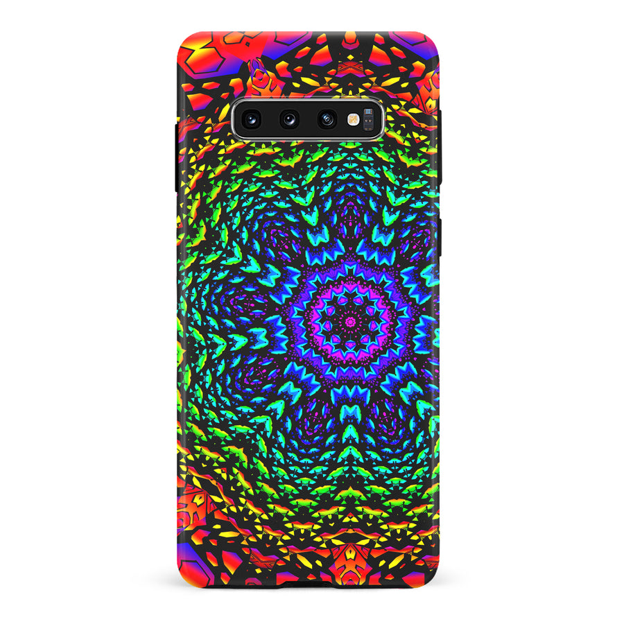 Samsung Galaxy S10 Tricktronix - Fractal Flower Phone Case