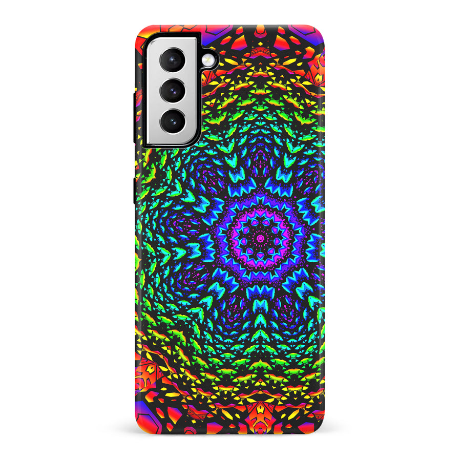 Samsung Galaxy S21 Tricktronix - Fractal Flower Phone Case