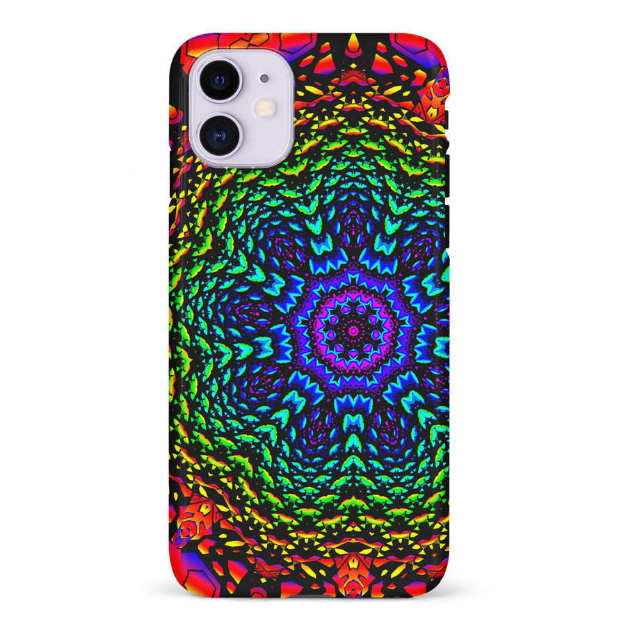 iPhone 11 Tricktronix - Fractal Flower Phone Case