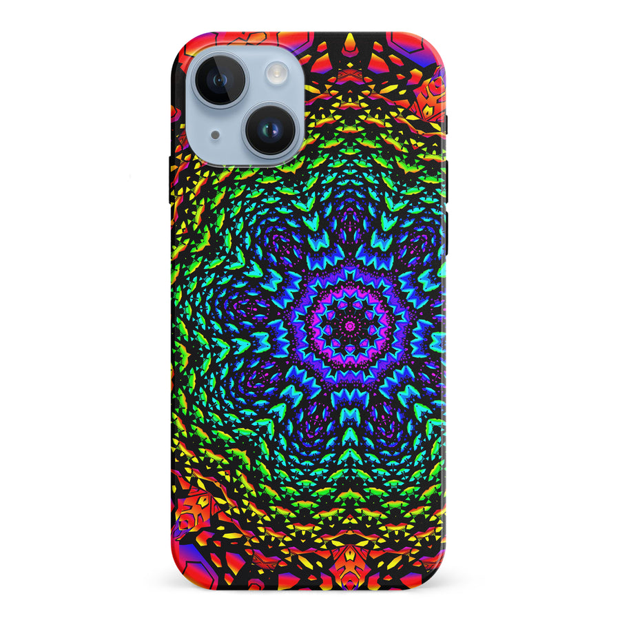 iPhone 15 Tricktronix - Fractal Flower Phone Case