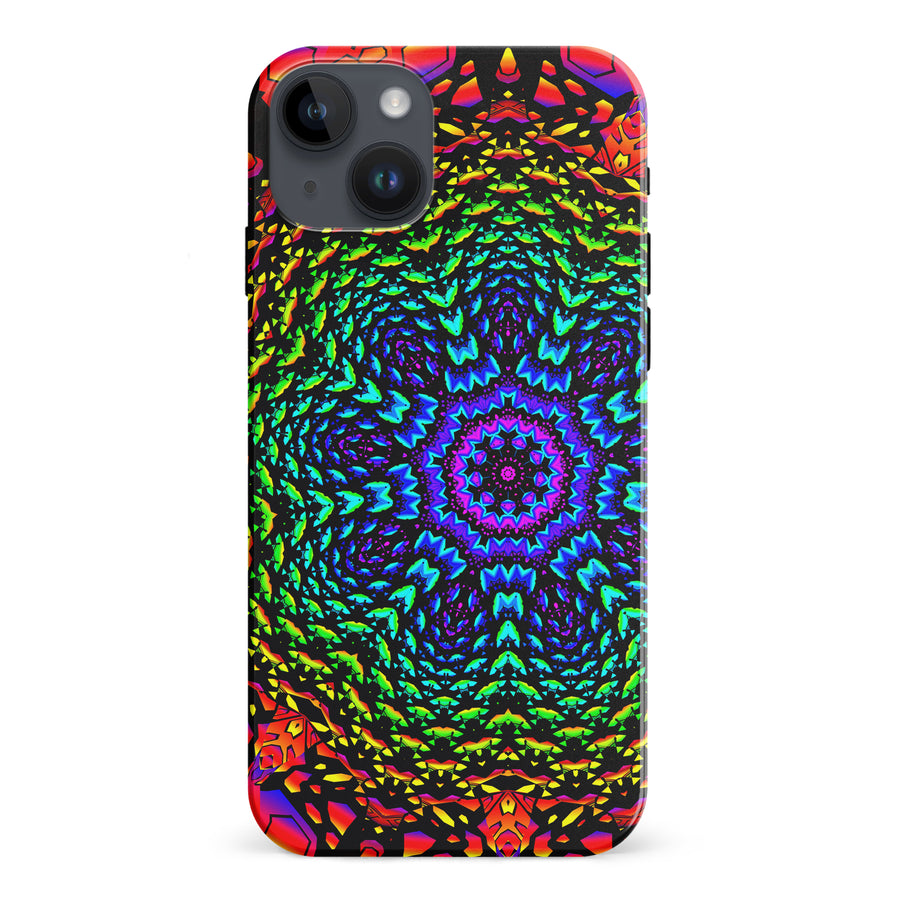 iPhone 15 Plus Tricktronix - Fractal Flower Phone Case