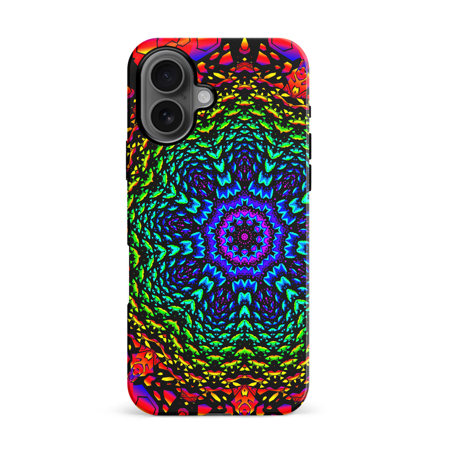 iPhone 16 Tricktronix - Fractal Flower Phone Case