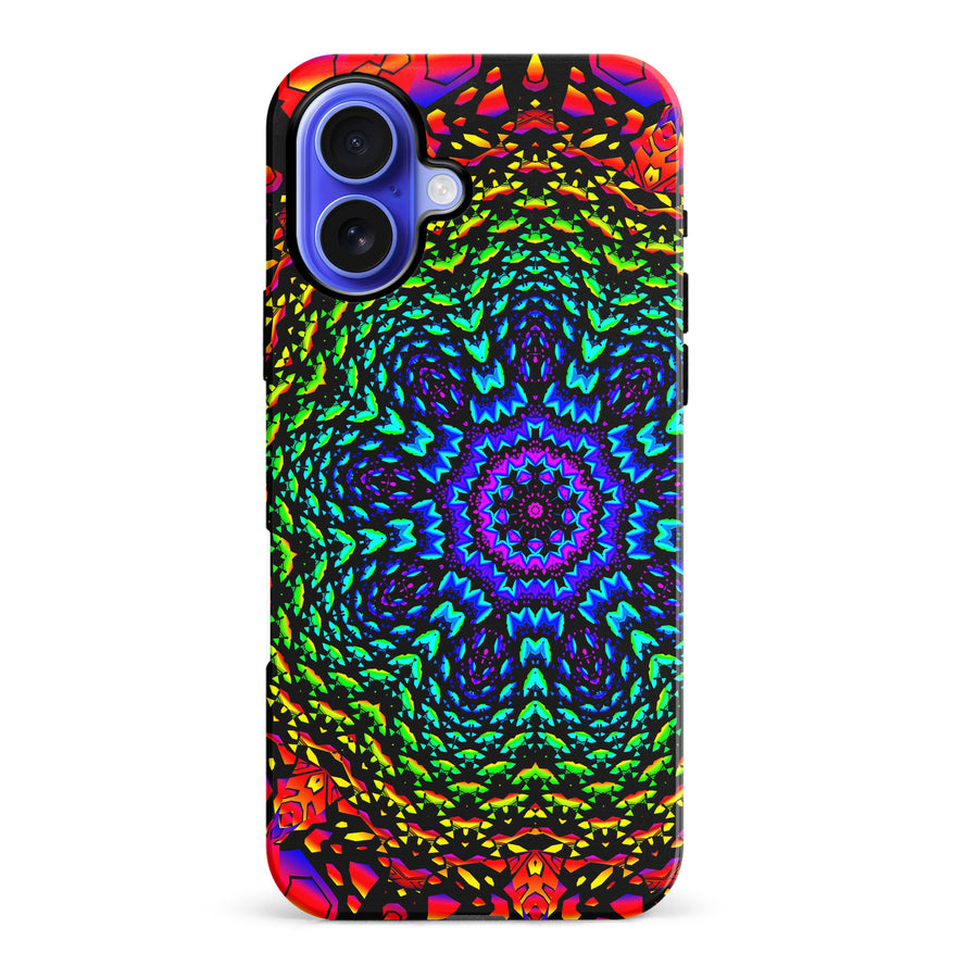 iPhone 16 Plus Tricktronix - Fractal Flower Phone Case