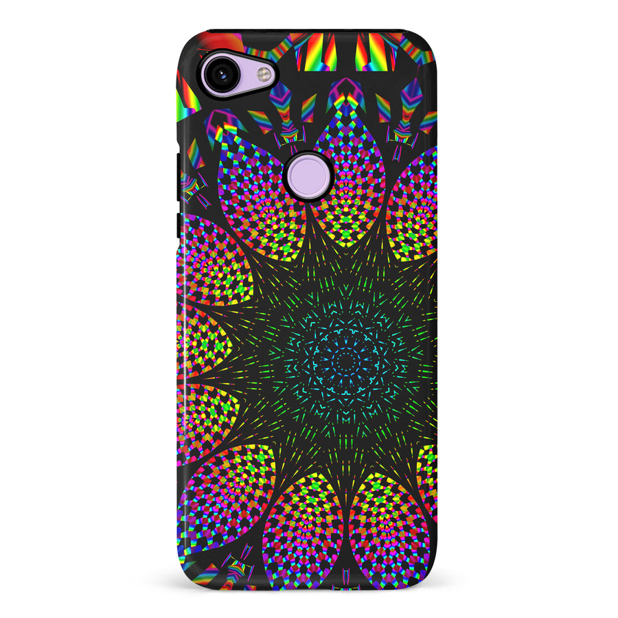 Google Pixel 3 Tricktronix - Fractal Portal Phone Case