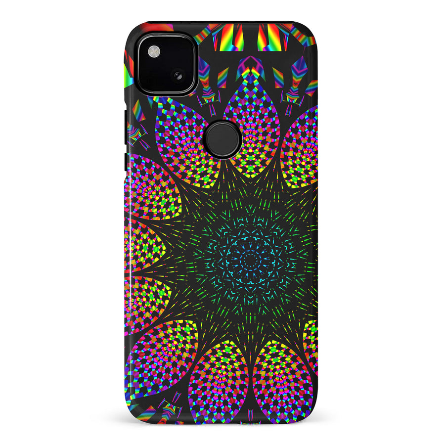 Google Pixel 4A Tricktronix - Fractal Portal Phone Case