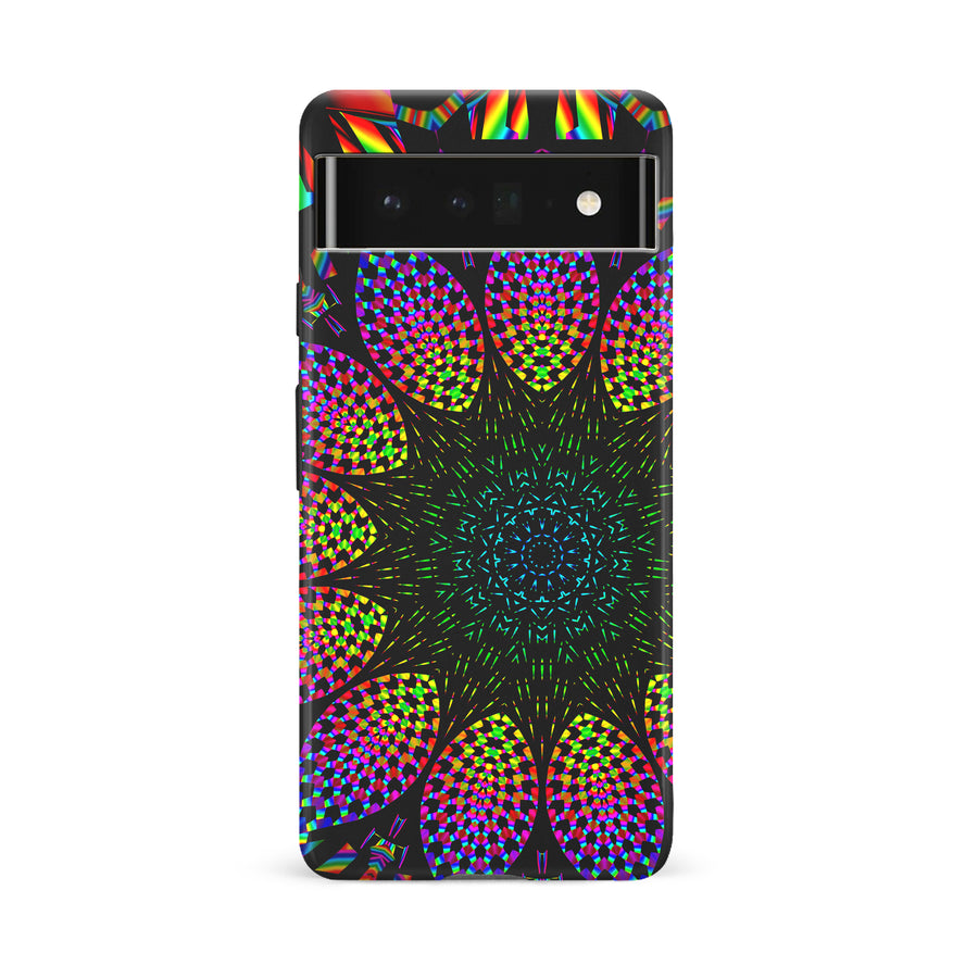 Google Pixel 6A Tricktronix - Fractal Portal Phone Case