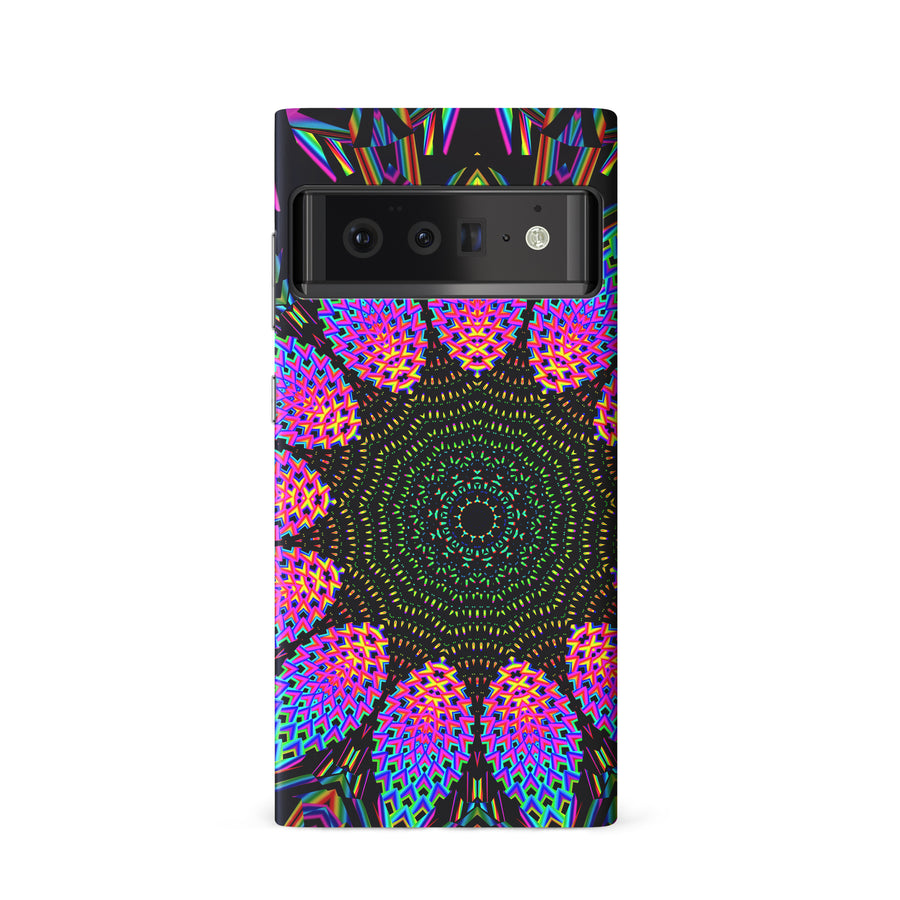 Google Pixel 6 Tricktronix - Fractal Rain Phone Case