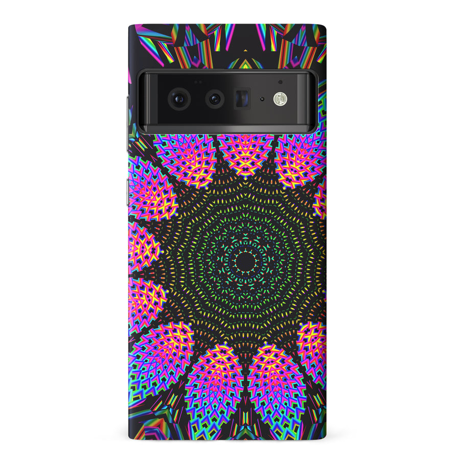 Google Pixel 6 Pro Tricktronix - Fractal Rain Phone Case