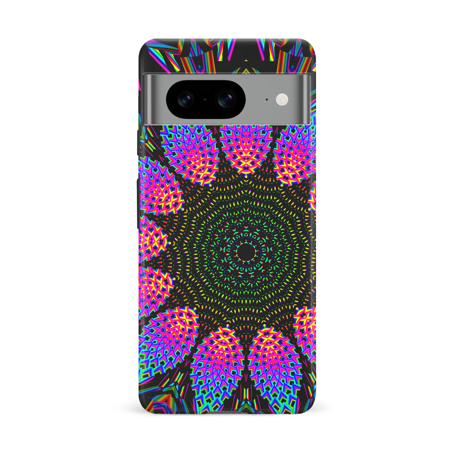 Google Pixel 8 Tricktronix - Fractal Rain Phone Case