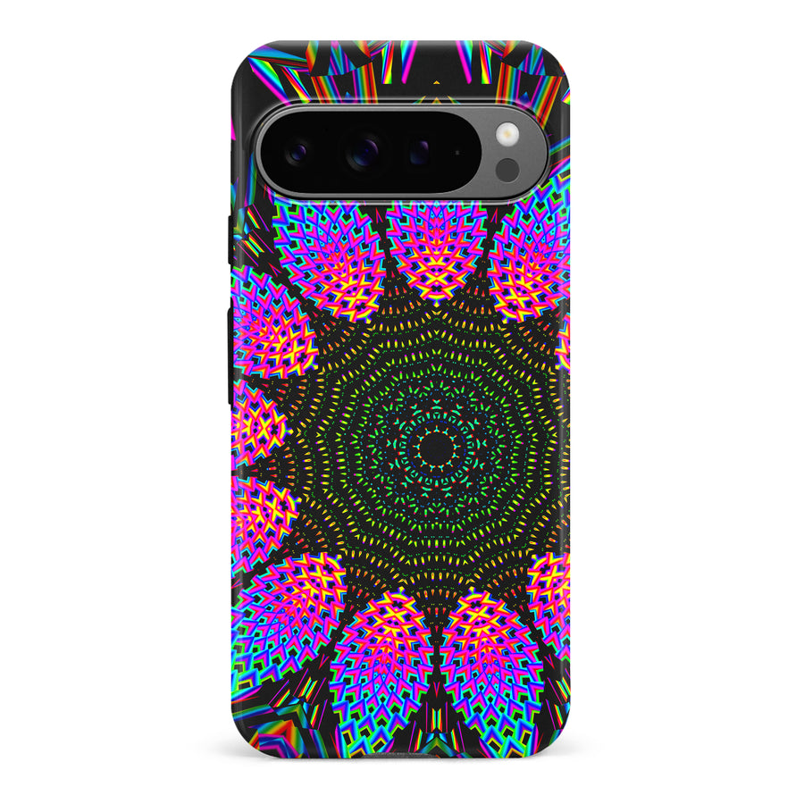 Google Pixel 9 Pro Tricktronix - Fractal Rain Phone Case
