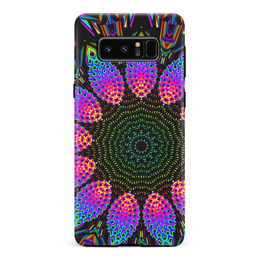 Samsung Galaxy Note 8 Tricktronix - Fractal Rain Phone Case