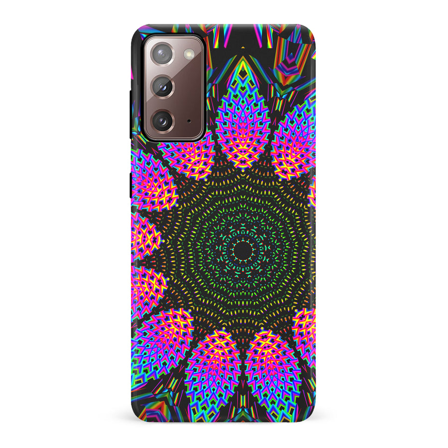 Samsung Galaxy Note 20 Tricktronix - Fractal Rain Phone Case