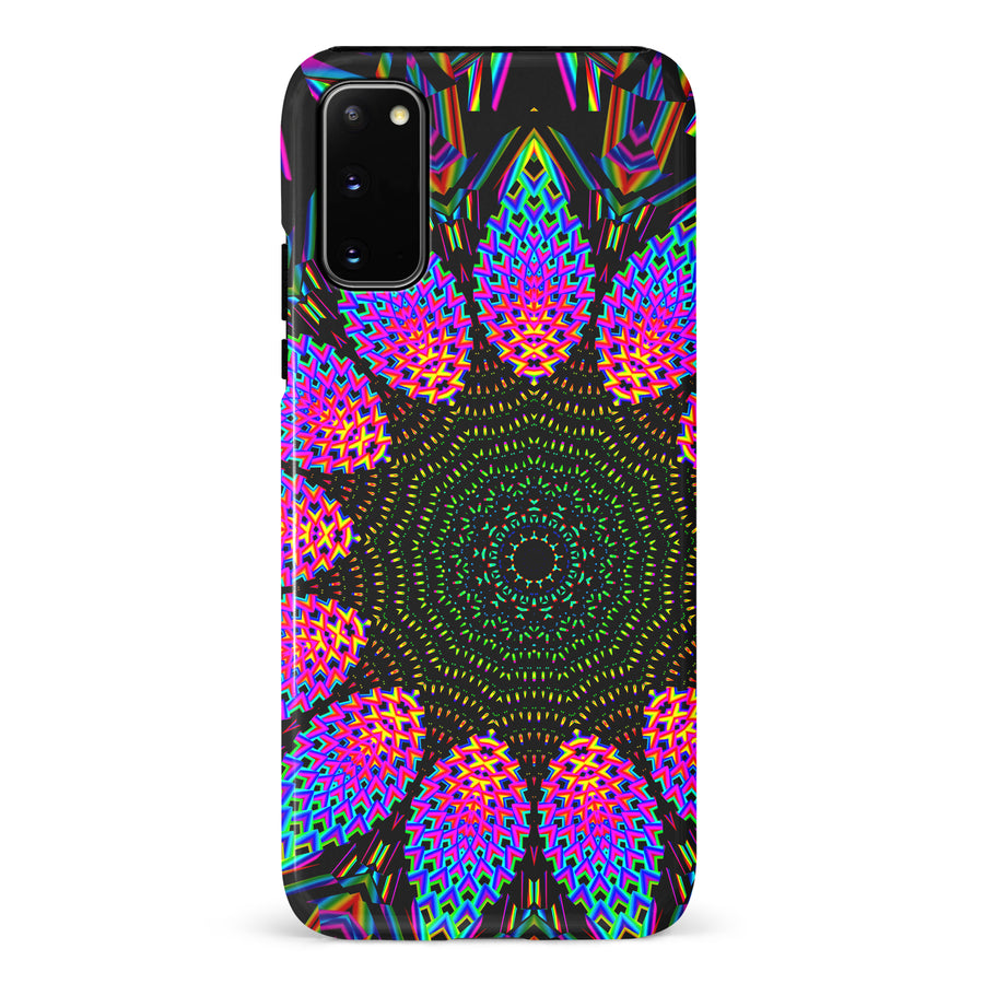 Samsung Galaxy S20 Tricktronix - Fractal Rain Phone Case