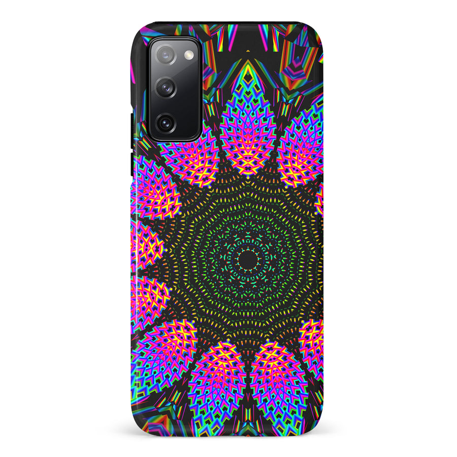 Samsung Galaxy S20 FE Tricktronix - Fractal Rain Phone Case