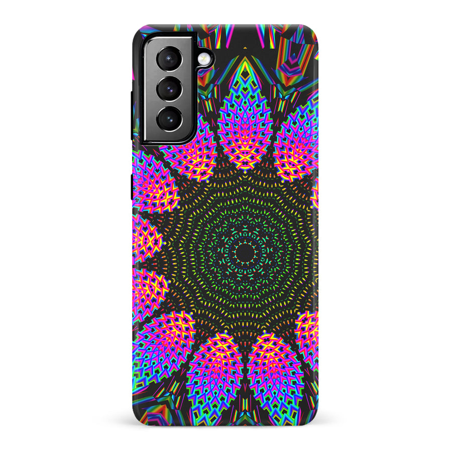 Samsung Galaxy S21 Plus Tricktronix - Fractal Rain Phone Case