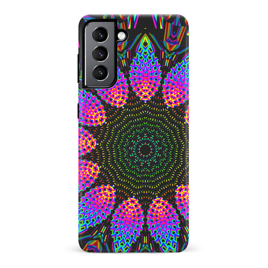 Samsung Galaxy S22 Tricktronix - Fractal Rain Phone Case