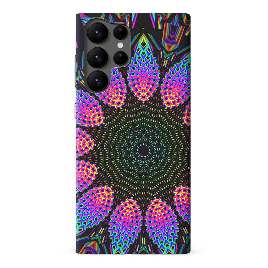 Samsung Galaxy S22 Ultra Tricktronix - Fractal Rain Phone Case