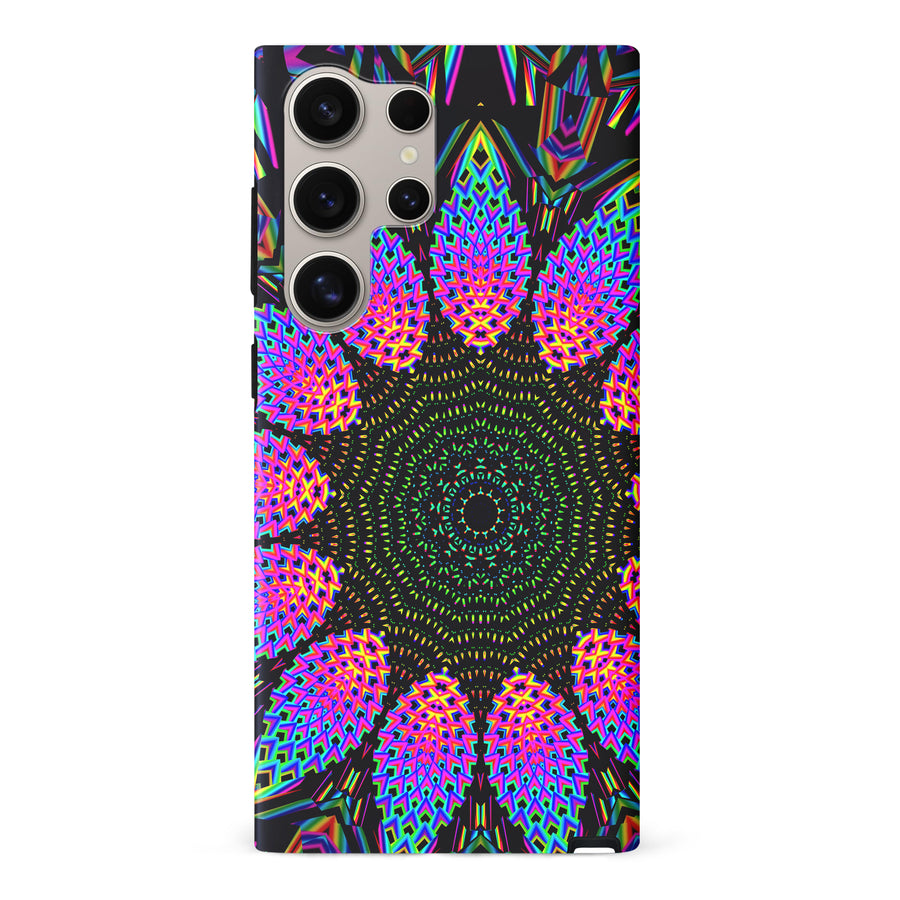 Samsung Galaxy S24 Ultra Tricktronix - Fractal Rain Phone Case