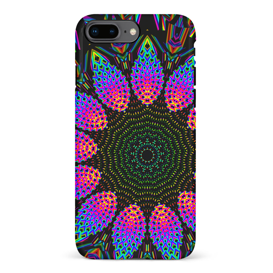 iPhone 8 Plus Tricktronix - Fractal Rain Phone Case