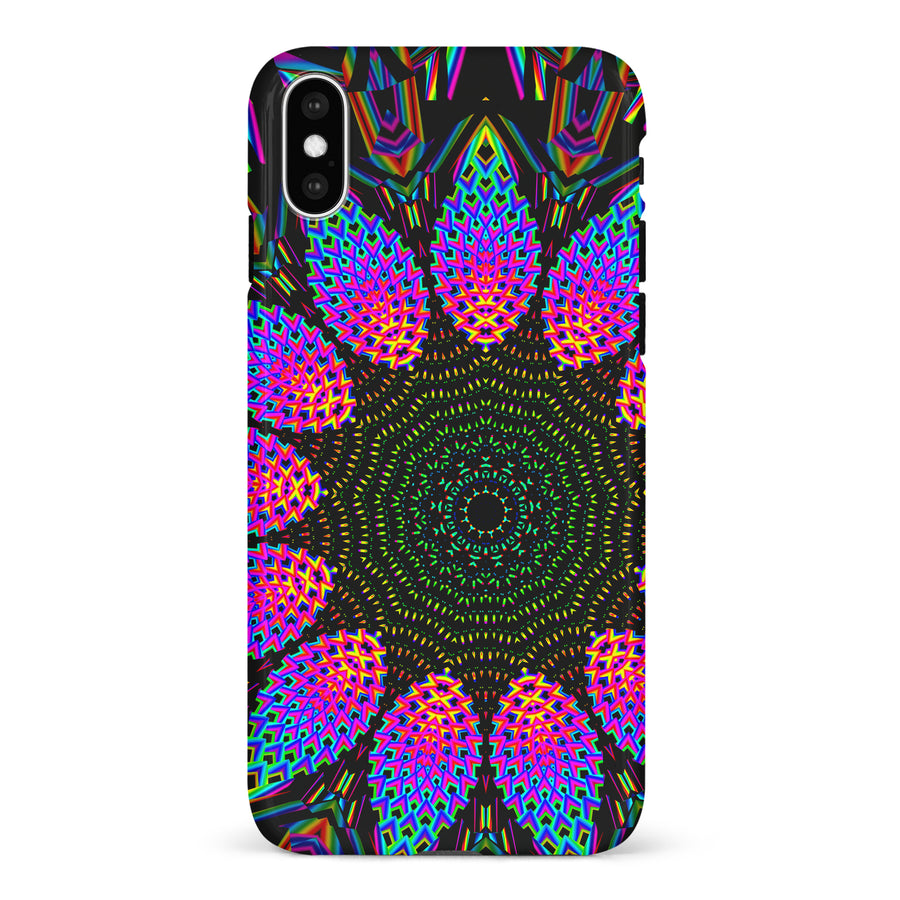 iPhone X/XS Tricktronix - Fractal Rain Phone Case