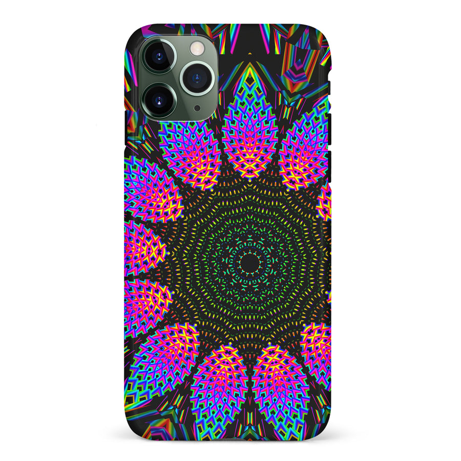 iPhone 11 Pro Tricktronix - Fractal Rain Phone Case