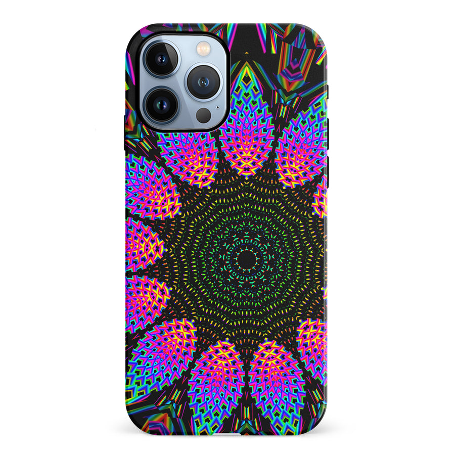 iPhone 12 Pro Tricktronix - Fractal Rain Phone Case