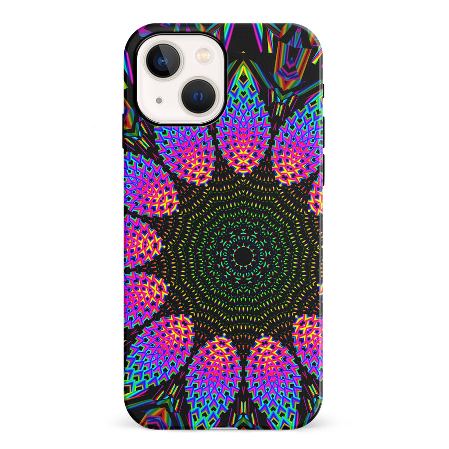 iPhone 13 Tricktronix - Fractal Rain Phone Case