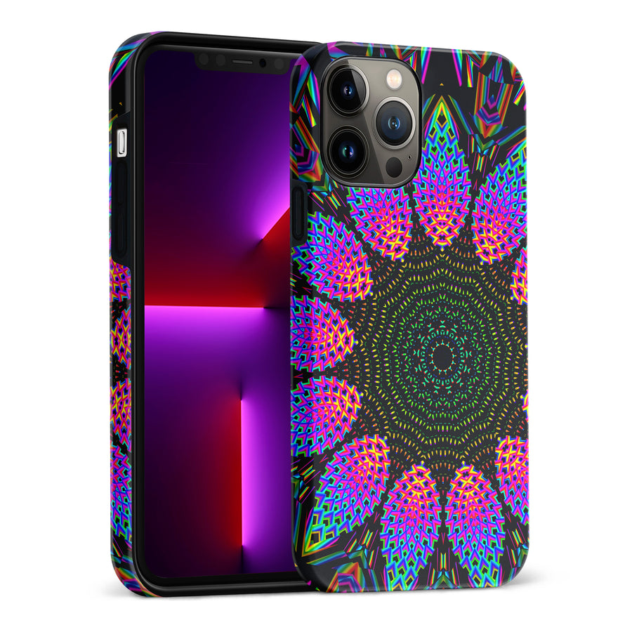 iPhone 13 Pro Max Tricktronix - Fractal Rain Phone Case