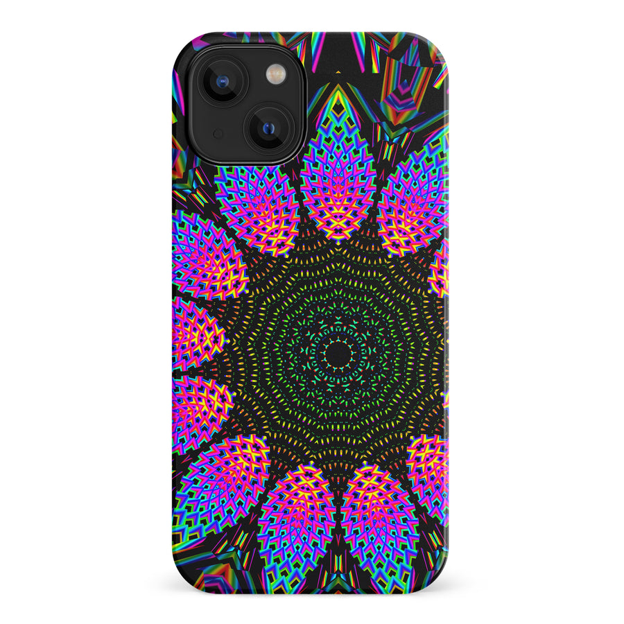 iPhone 14 Tricktronix - Fractal Rain Phone Case