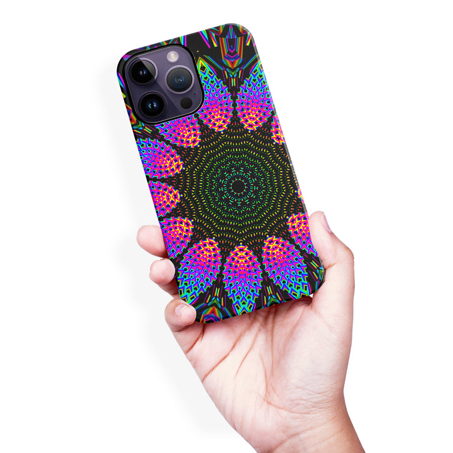 iPhone 14 Pro Max Tricktronix - Fractal Rain Phone Case