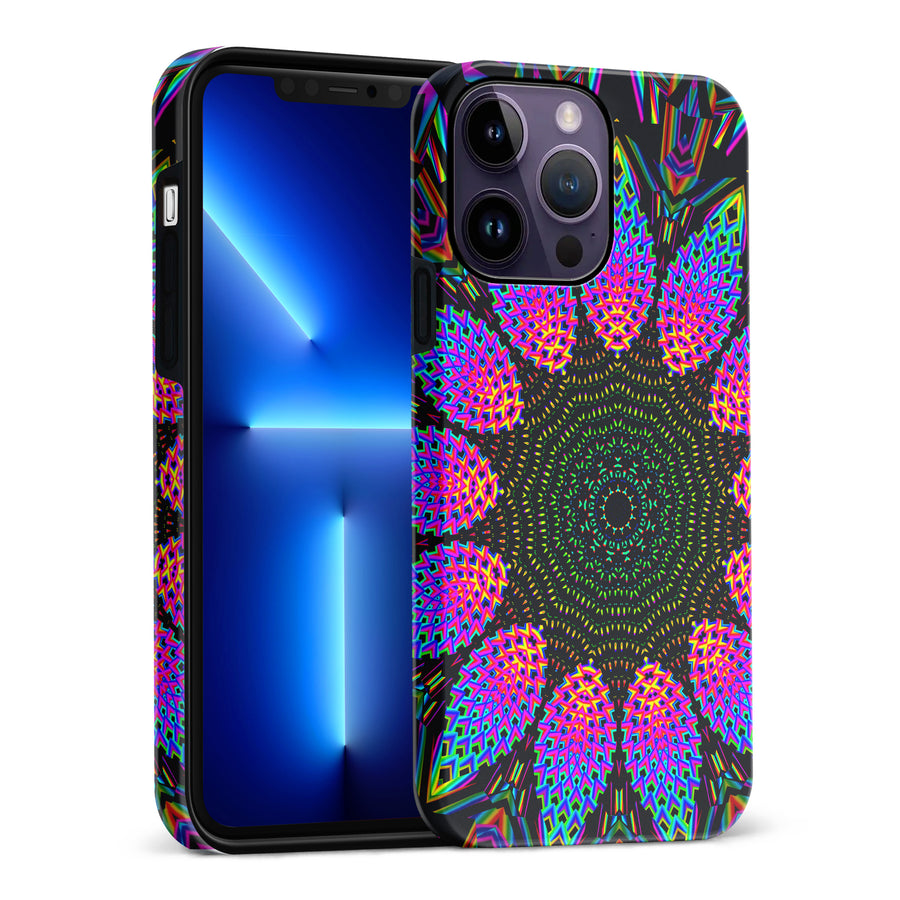 iPhone 14 Pro Max Tricktronix - Fractal Rain Phone Case