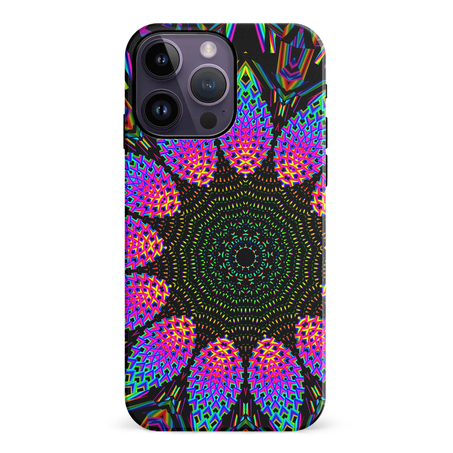 iPhone 14 Pro Max Tricktronix - Fractal Rain Phone Case