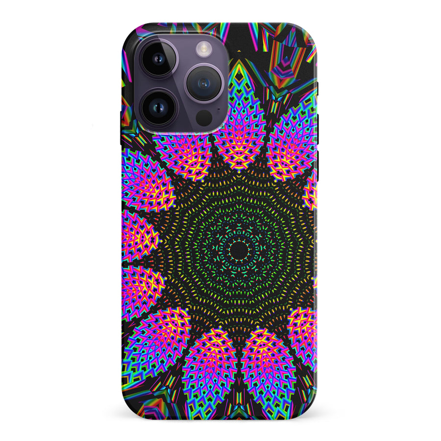 iPhone 15 Pro Tricktronix - Fractal Rain Phone Case