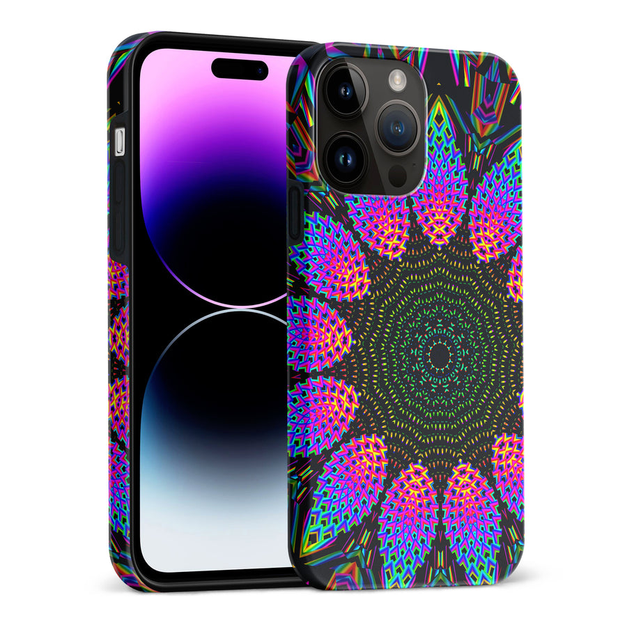 iPhone 15 Pro Max Tricktronix - Fractal Rain Phone Case