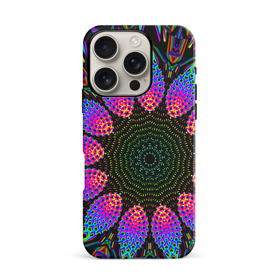 iPhone 16 Pro Tricktronix - Fractal Rain Phone Case