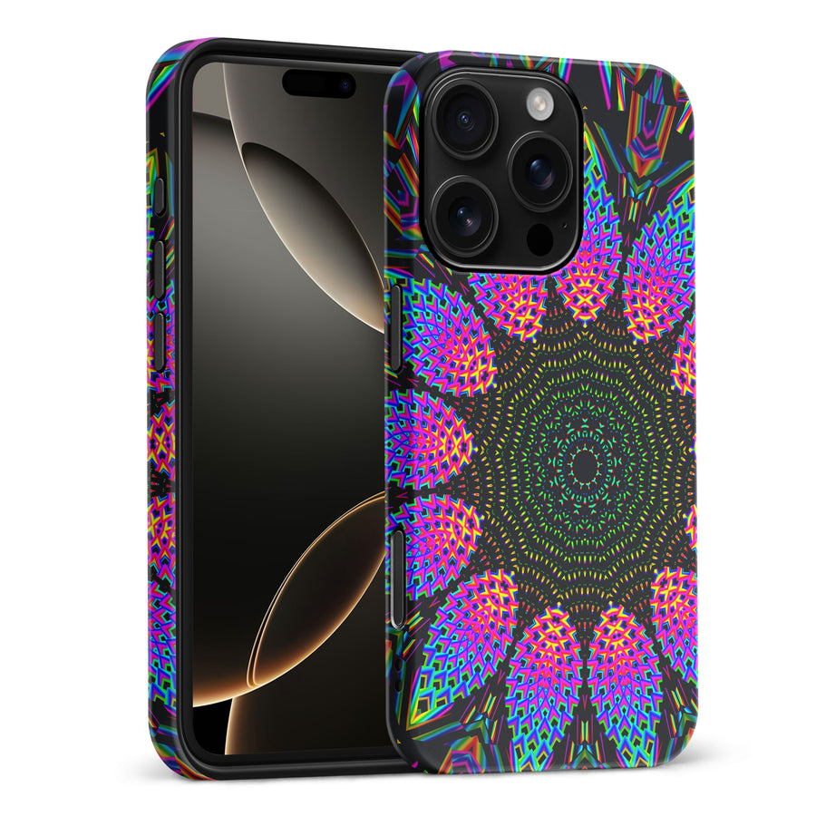 iPhone 16 Pro Max Tricktronix - Fractal Rain Phone Case