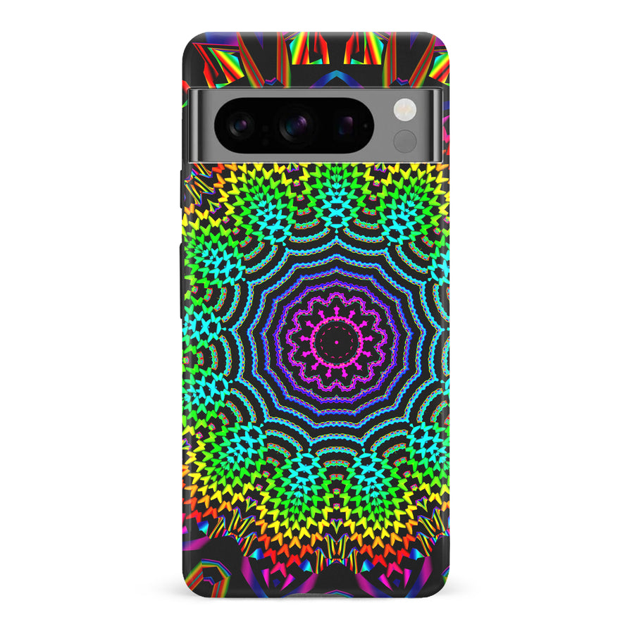 Google Pixel 8 Pro Tricktronix - Fractal Sun Phone Case