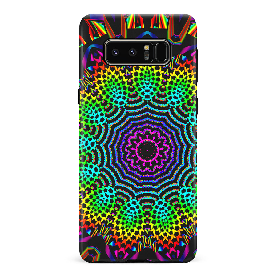 Samsung Galaxy Note 8 Tricktronix - Fractal Sun Phone Case