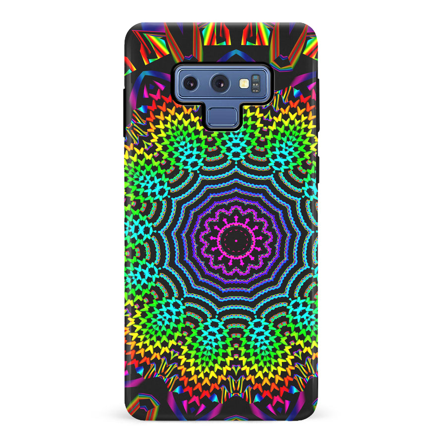 Samsung Galaxy Note 9 Tricktronix - Fractal Sun Phone Case