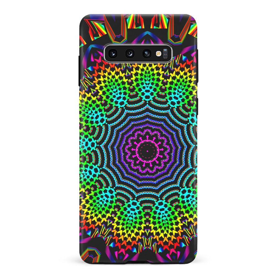 Samsung Galaxy S10 Tricktronix - Fractal Sun Phone Case