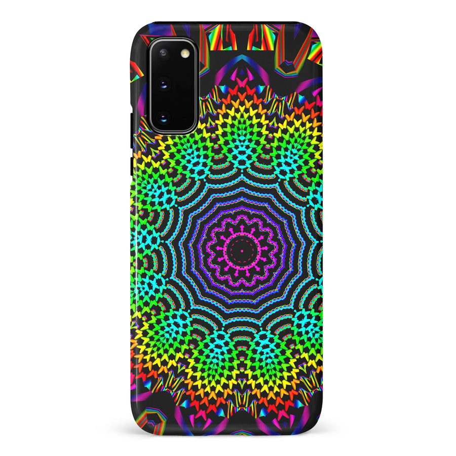 Samsung Galaxy S20 Tricktronix - Fractal Sun Phone Case