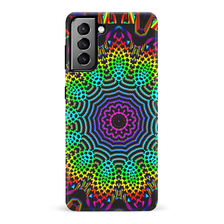 Samsung Galaxy S21 Plus Tricktronix - Fractal Sun Phone Case