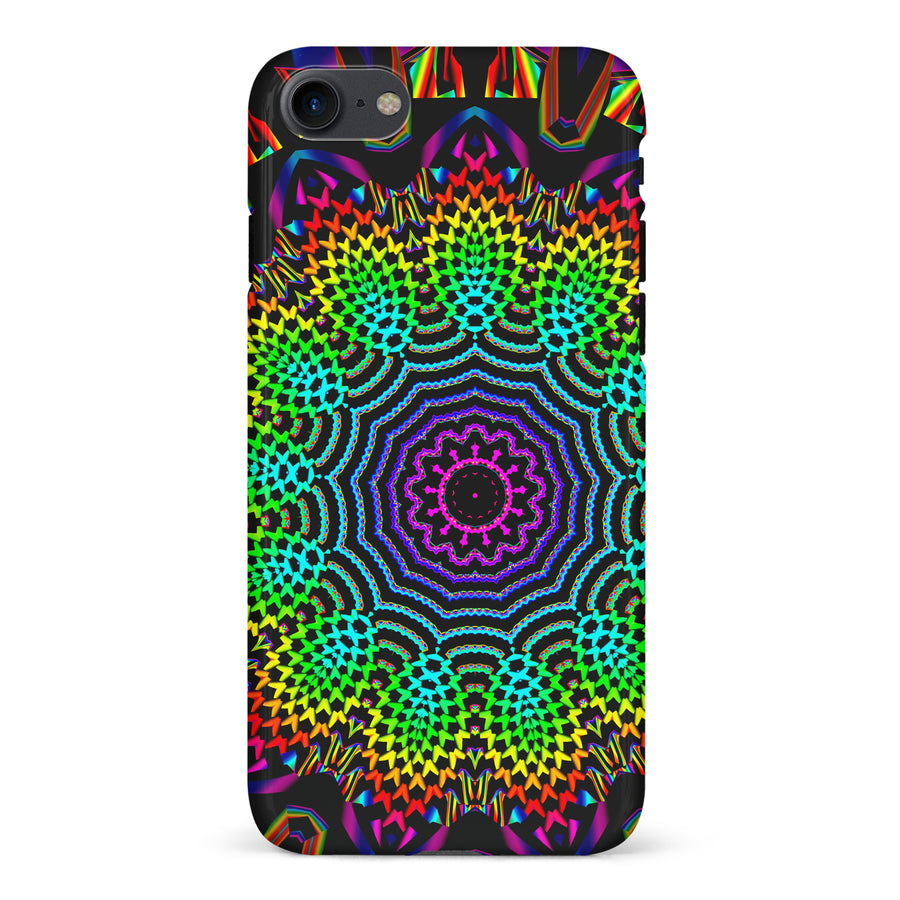 iPhone 7/8/SE Tricktronix - Fractal Sun Phone Case