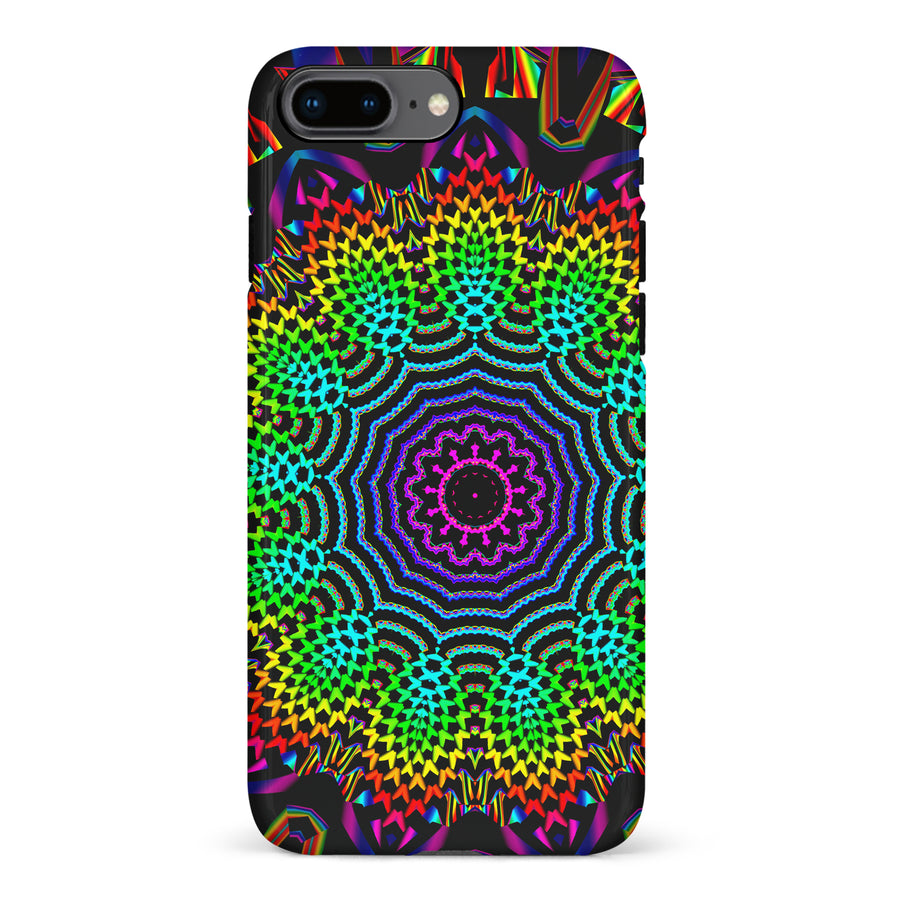 iPhone 8 Plus Tricktronix - Fractal Sun Phone Case