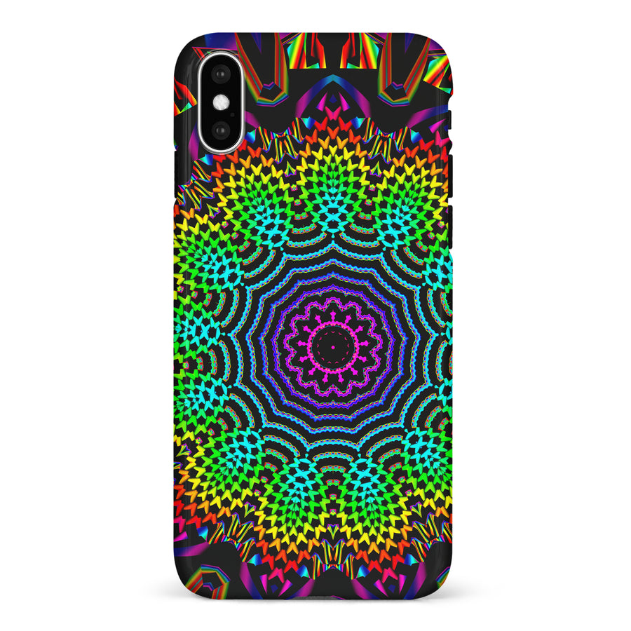 iPhone X/XS Tricktronix - Fractal Sun Phone Case