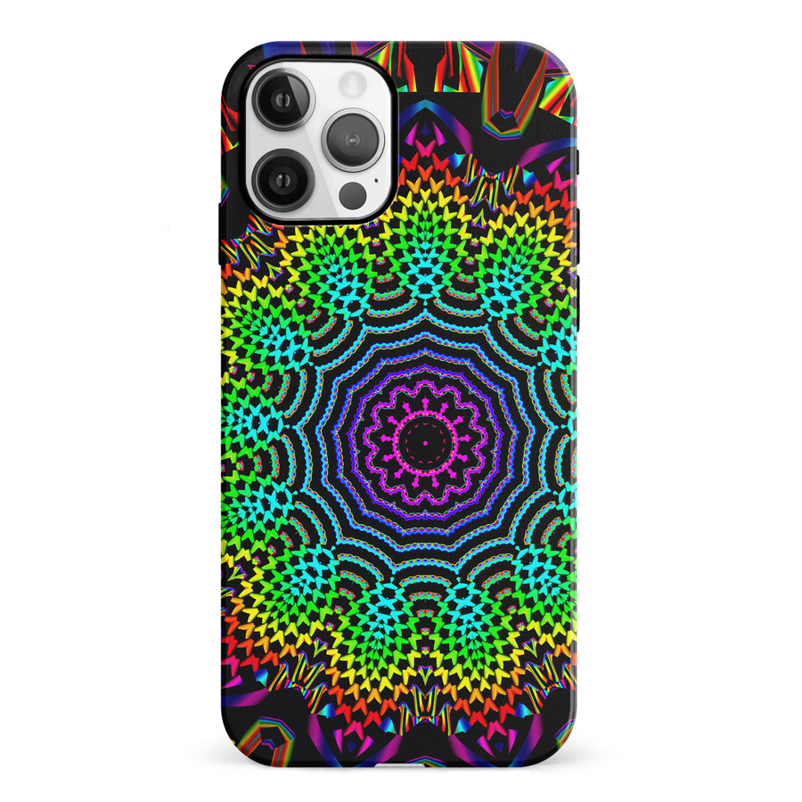 iPhone 12 Tricktronix - Fractal Sun Phone Case